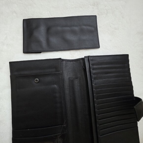 *RARE* Tumi Modernist Travel Organizer Black Leather 50th Retired - Picture 5 of 7